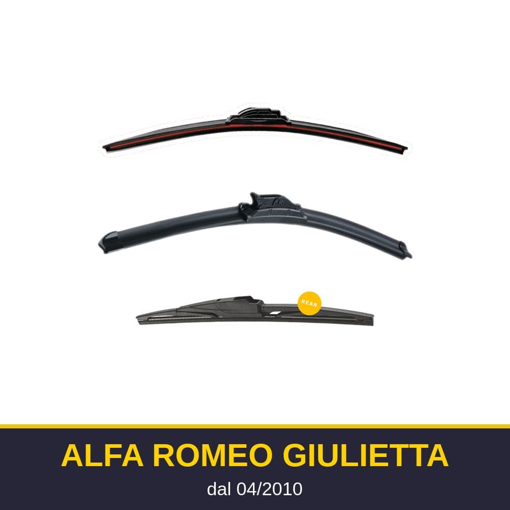 Spazzole tergicristallo Alfa Romeo Giulietta (04/2010-)