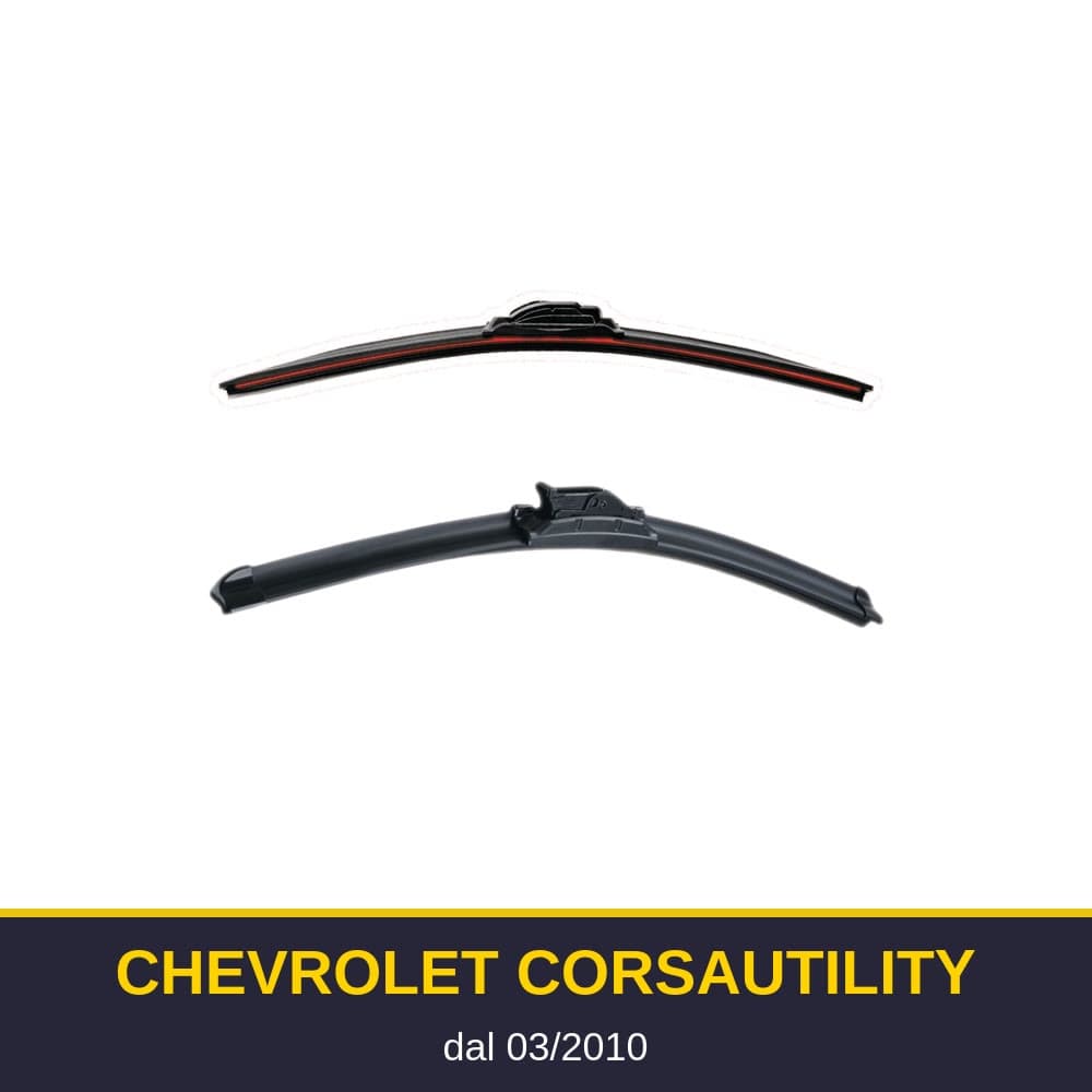 Spazzole tergicristallo Chevrolet CorsaUtility (03/2010-)