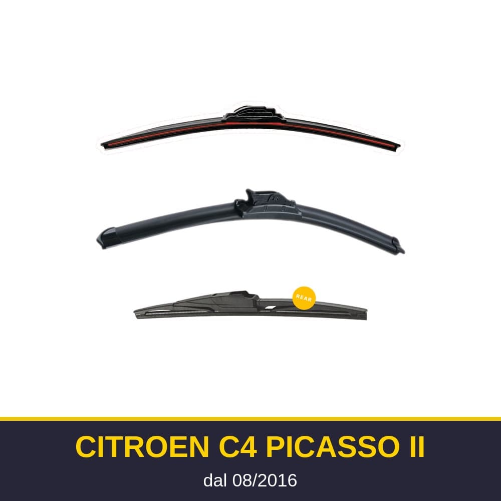 Spazzole tergicristallo Citroen C4 Picasso II (08/2016-)