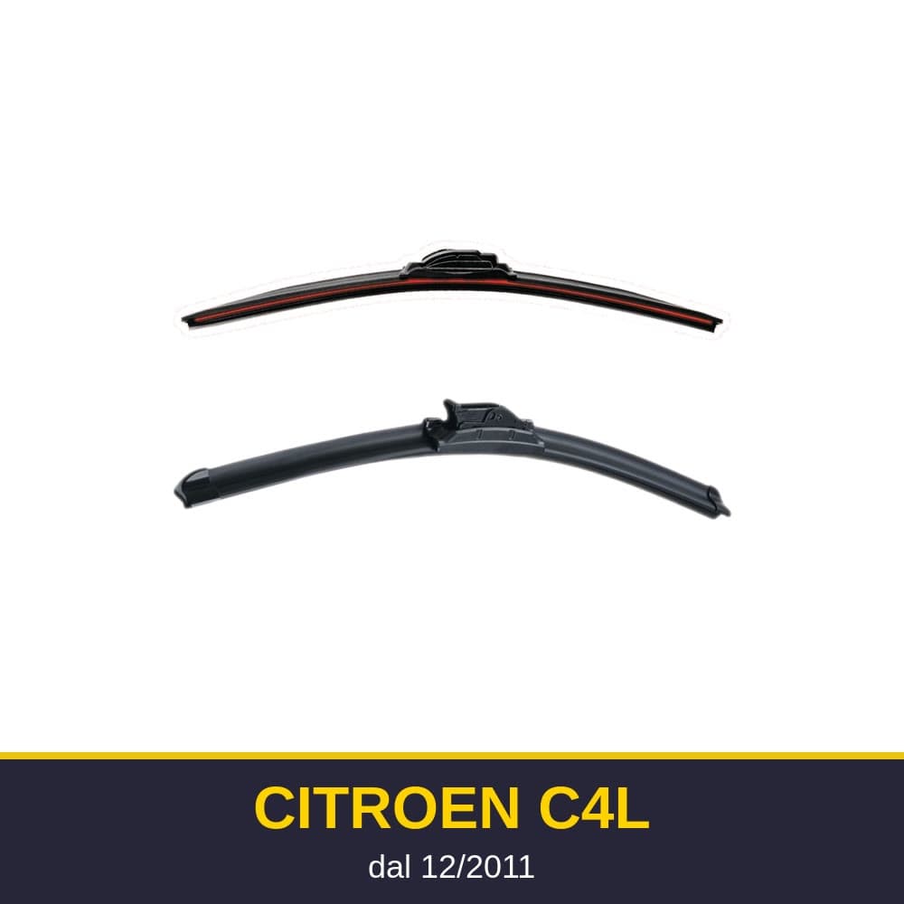 Spazzole tergicristallo Citroen C4L (12/2011-)