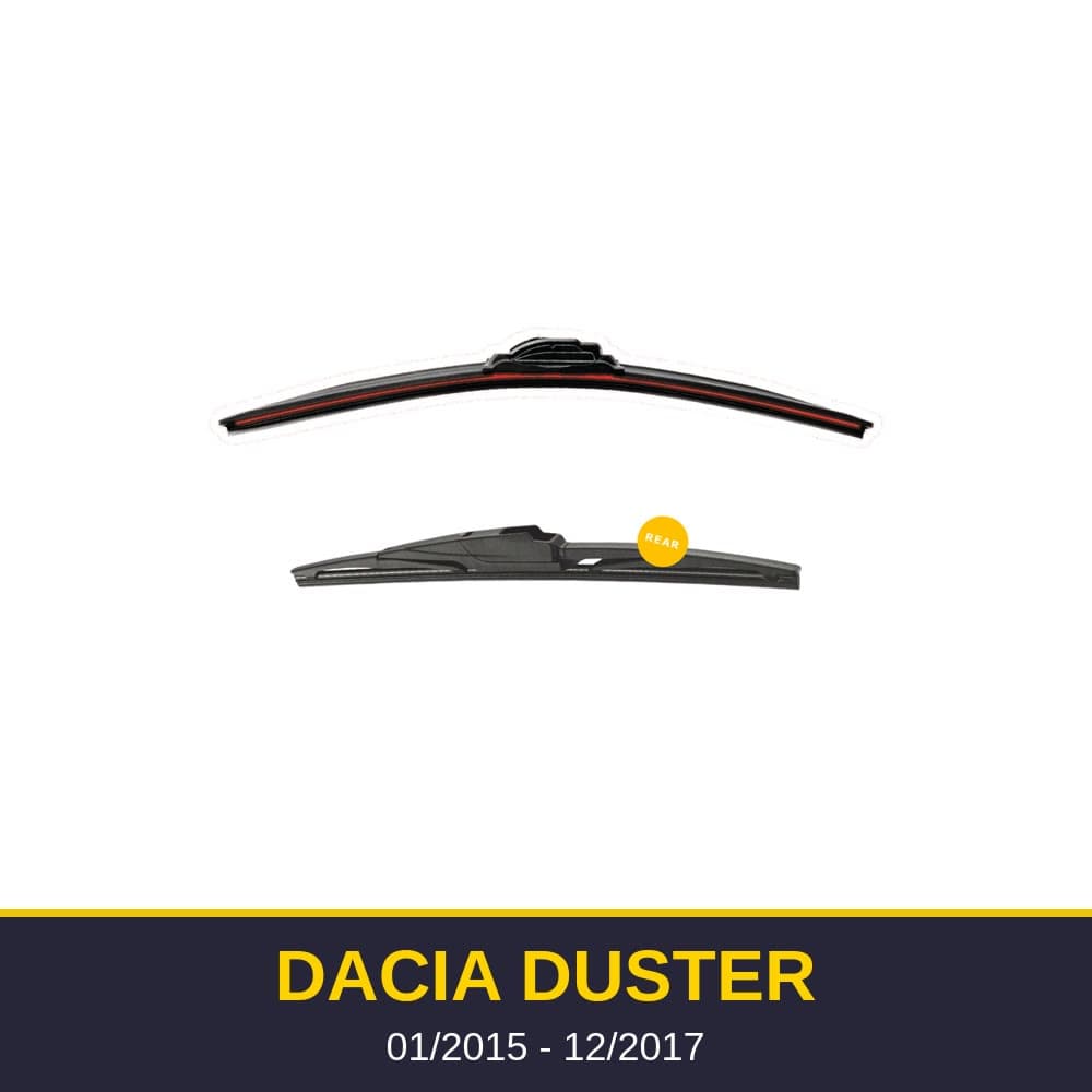 Spazzole tergicristallo Dacia Duster (01/2015-12/2017)