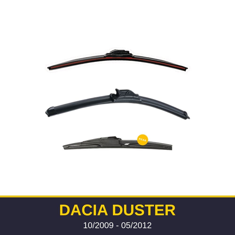 Spazzole tergicristallo Dacia Duster (10/2009-05/2012)