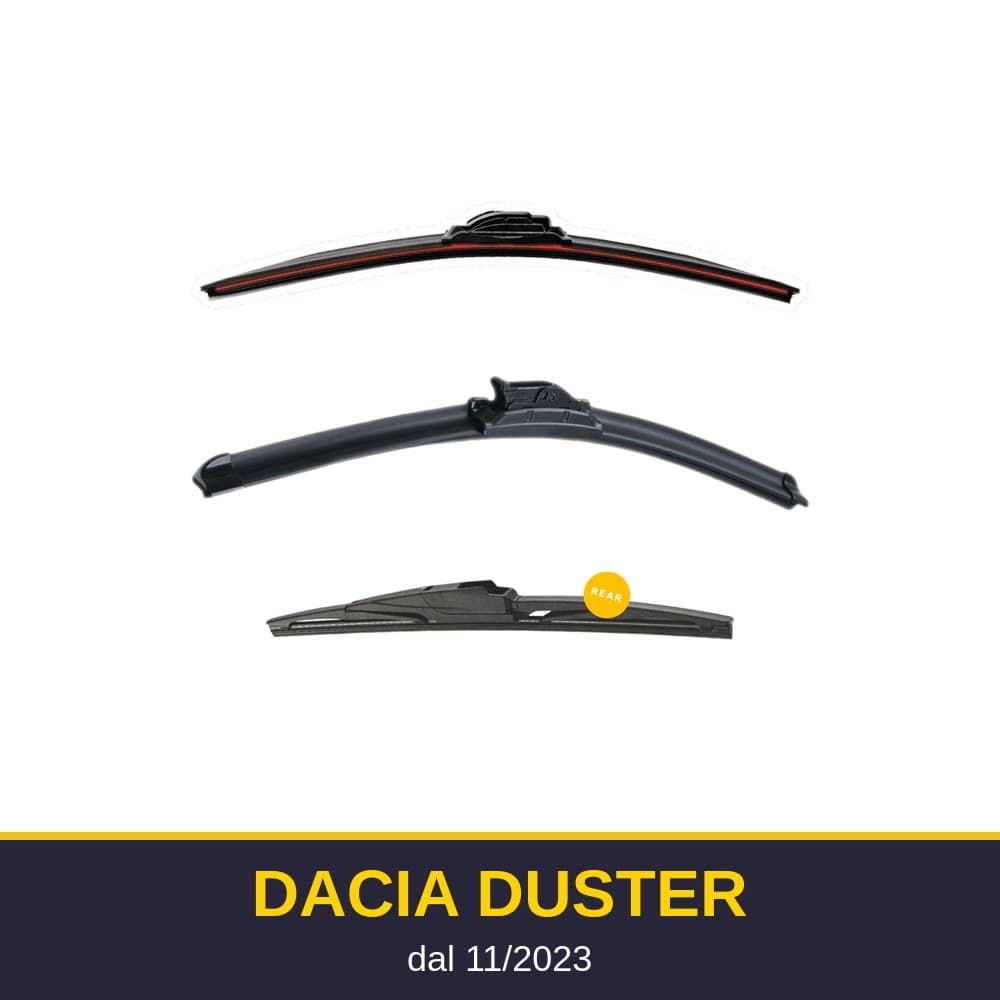 Spazzole tergicristallo Dacia Duster (11/2023-)
