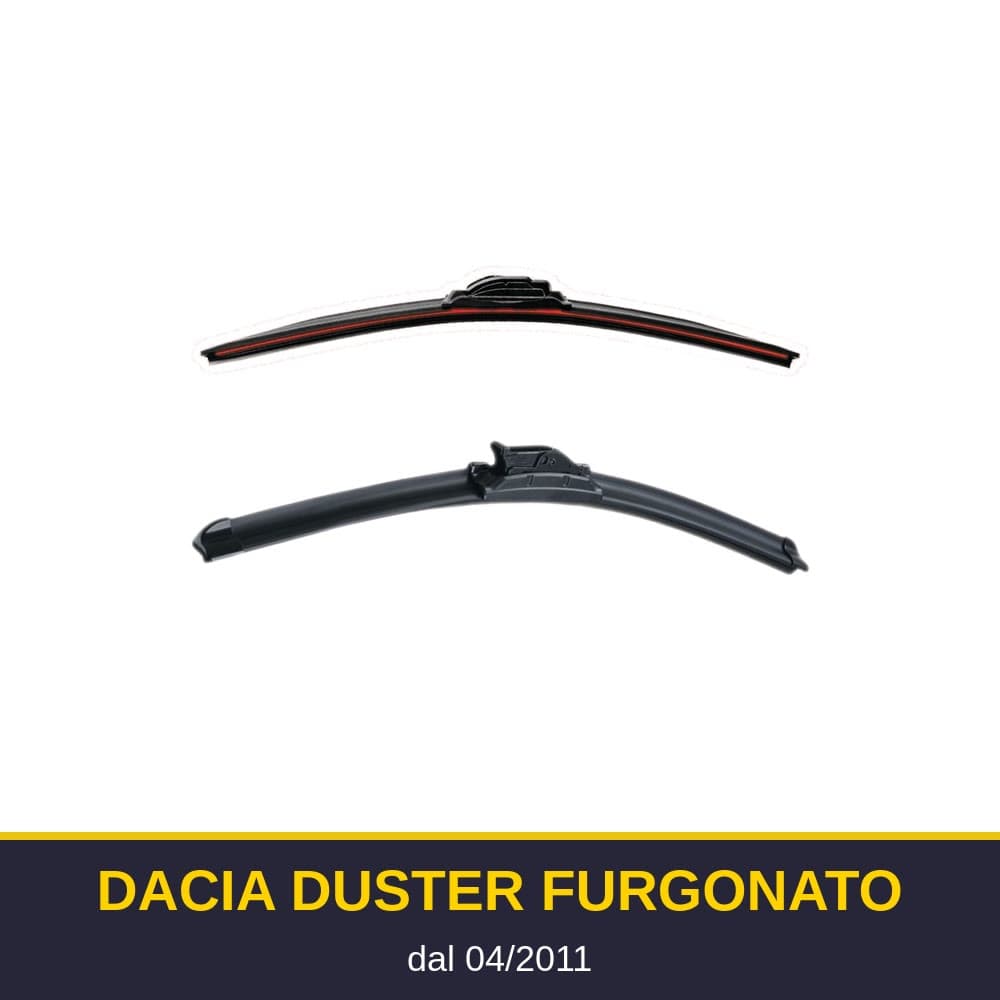 Spazzole tergicristallo Dacia Duster Furgonato (04/2011-)