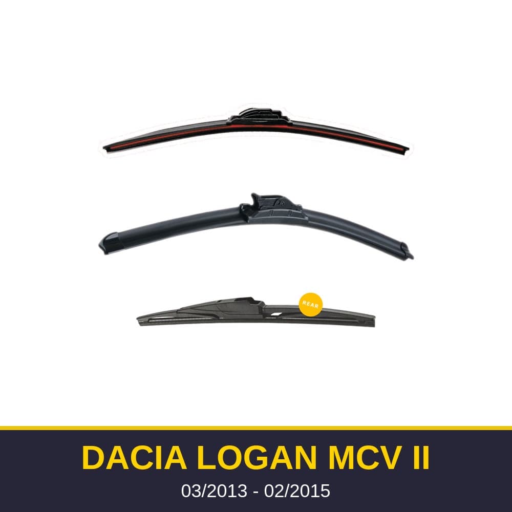 Spazzole tergicristallo Dacia Logan MCV II (03/2013-02/2015)