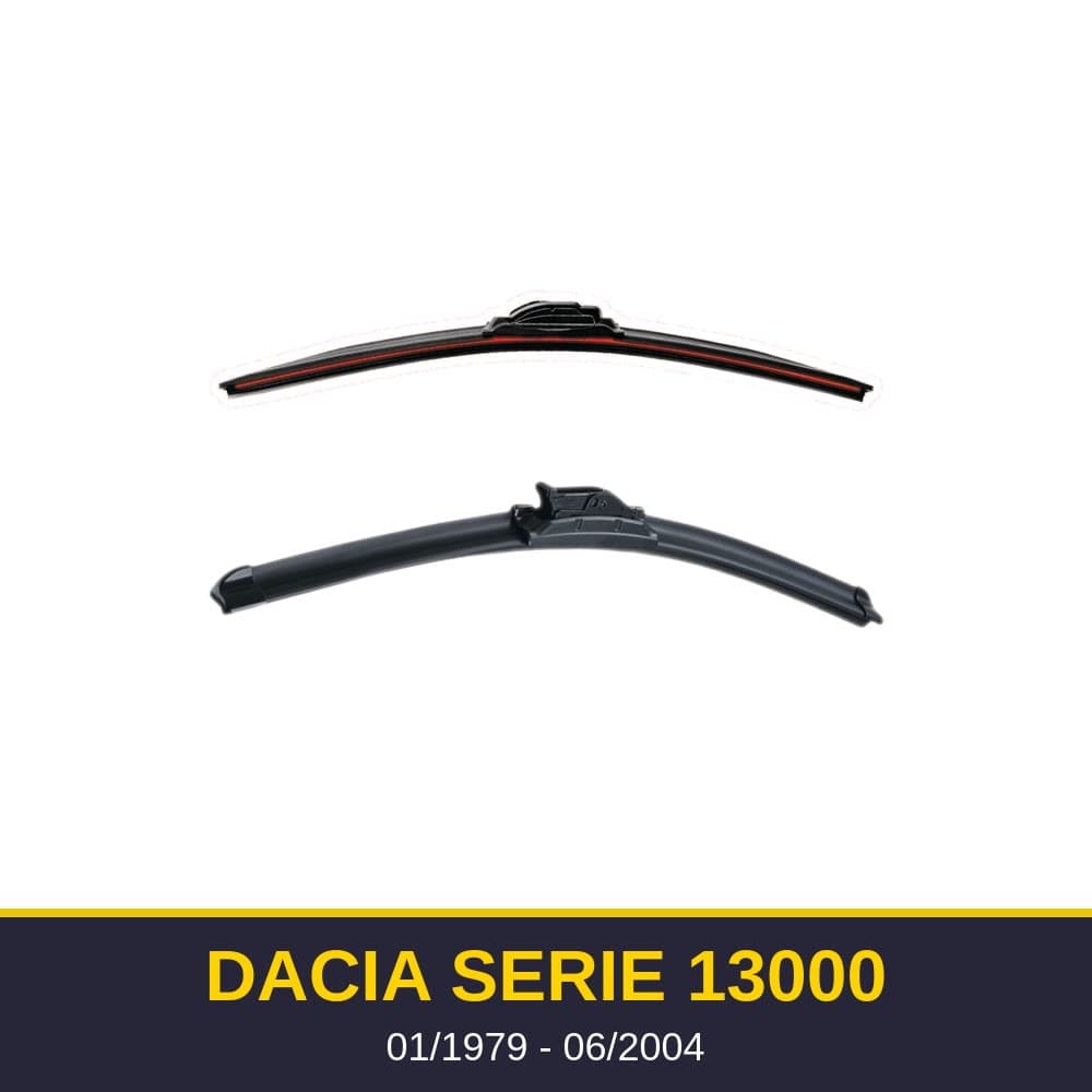Spazzole tergicristallo Dacia Serie 13000 (01/1979-06/2004)