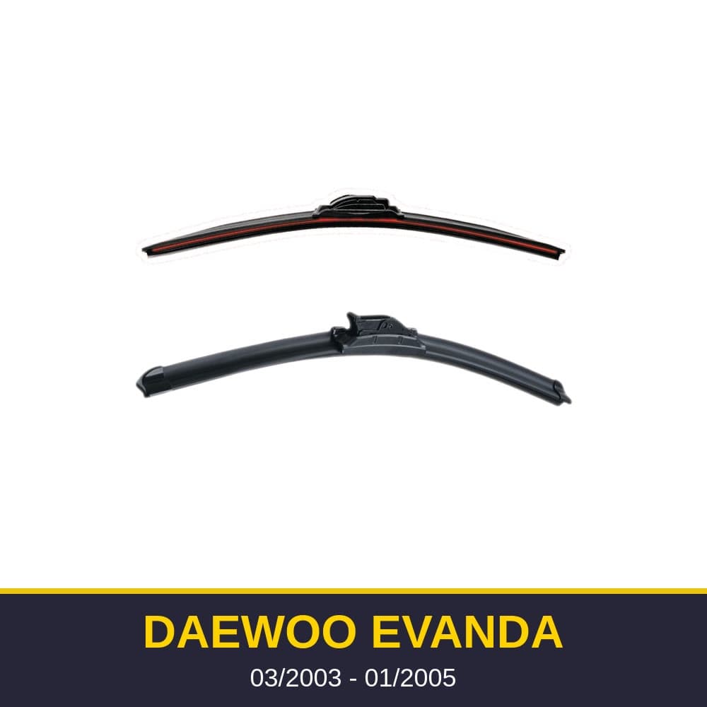 Spazzole tergicristallo Daewoo Evanda (03/2003-01/2005)