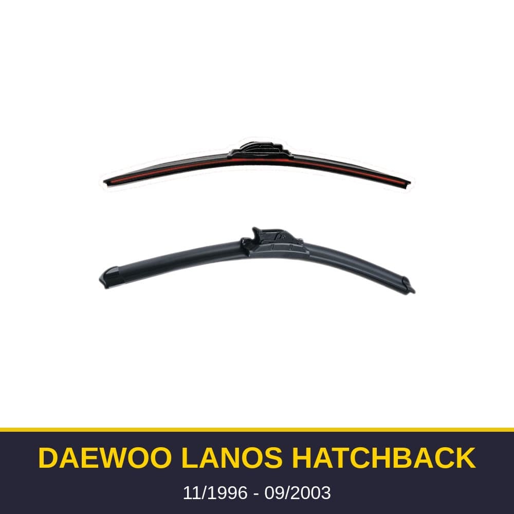 Spazzole tergicristallo Daewoo Lanos Hatchback (11/1996-09/2003)