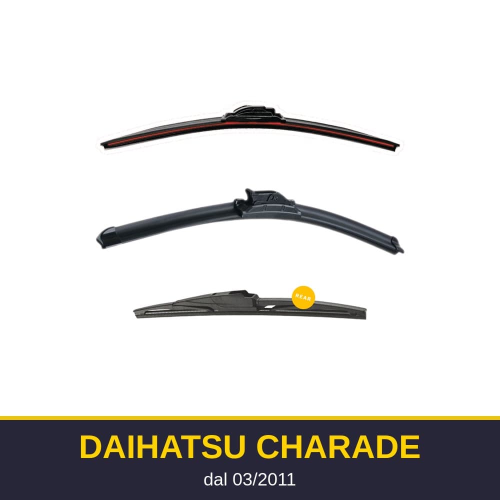 Spazzole tergicristallo Daihatsu Charade (03/2011-)