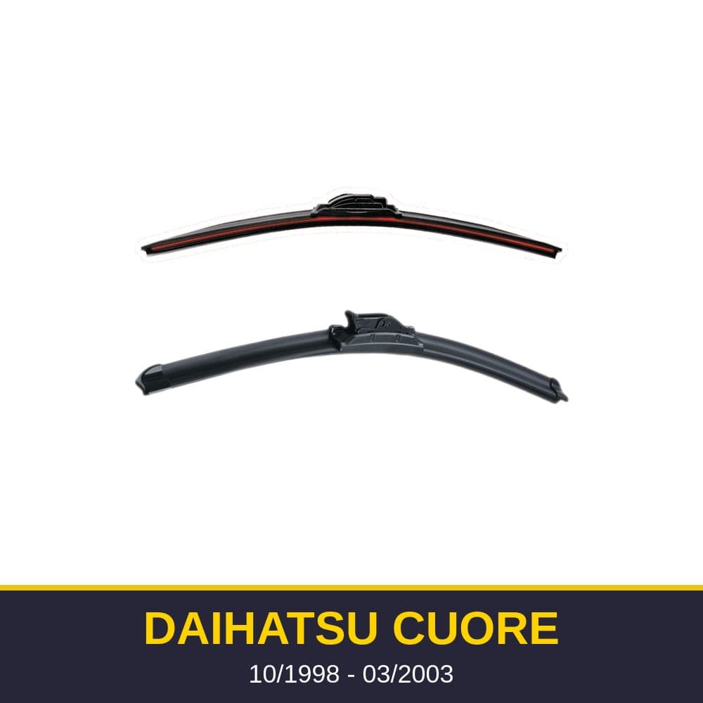 Spazzole tergicristallo Daihatsu Cuore (10/1998-03/2003)