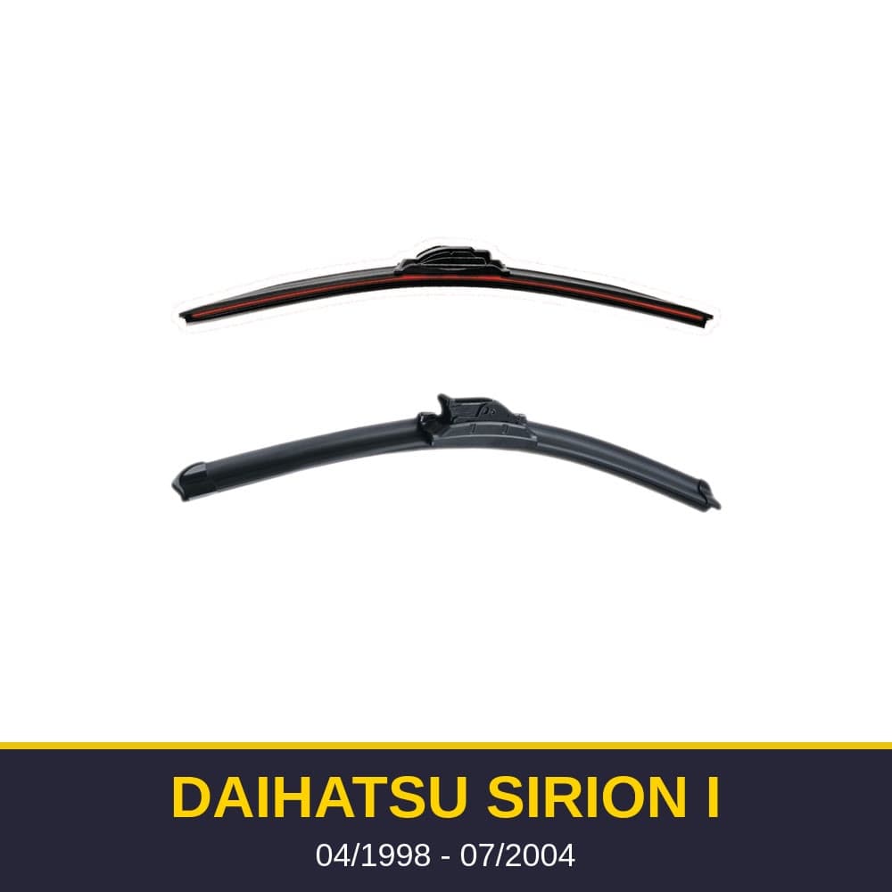 Spazzole tergicristallo Daihatsu Sirion I (04/1998-07/2004)