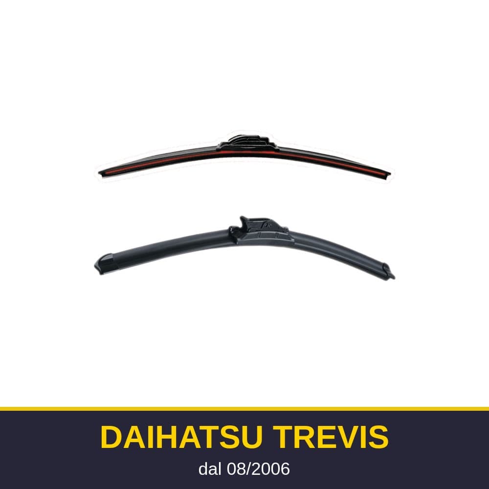 Spazzole tergicristallo Daihatsu Trevis (08/2006-)