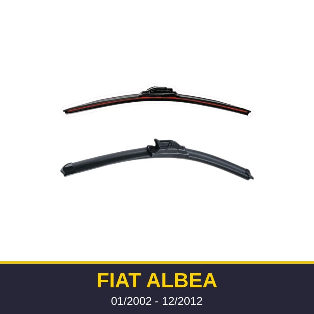Spazzole tergicristallo Fiat Albea (01/2002-12/2012)