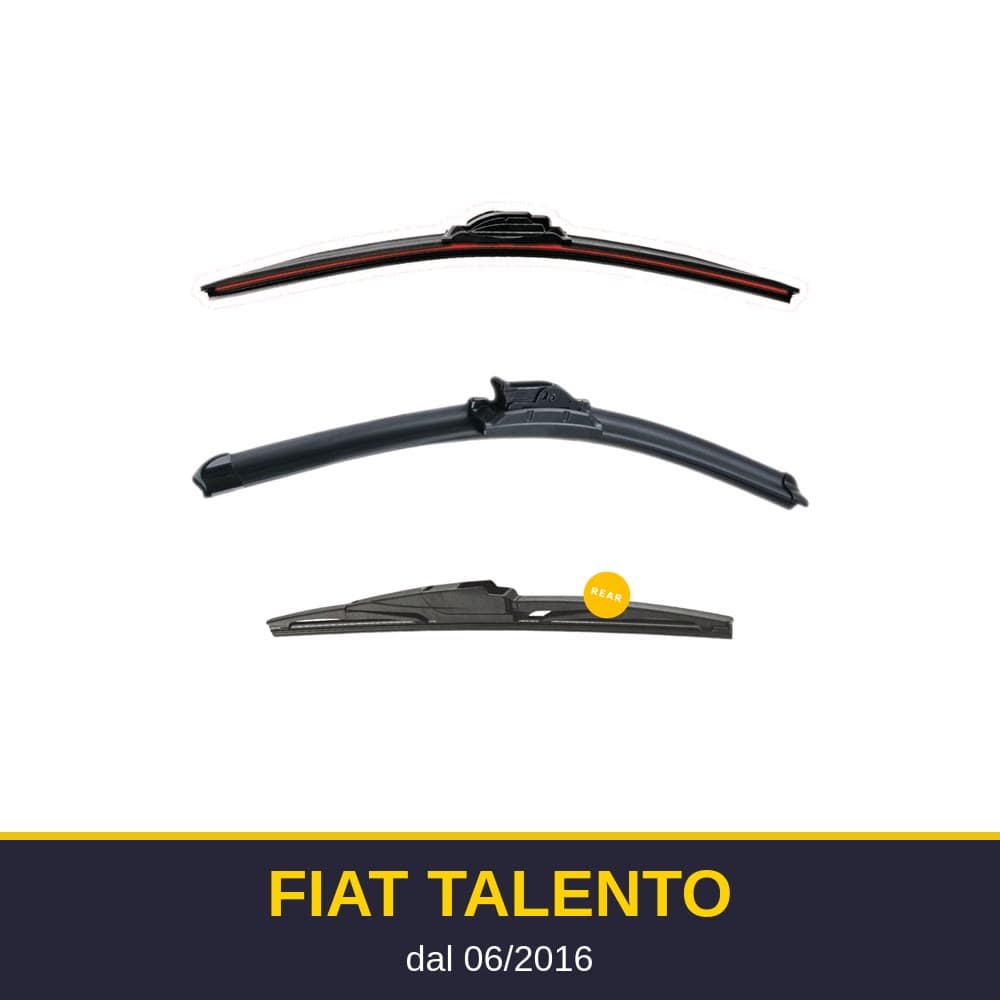 Spazzole tergicristallo Fiat Talento (06/2016-)