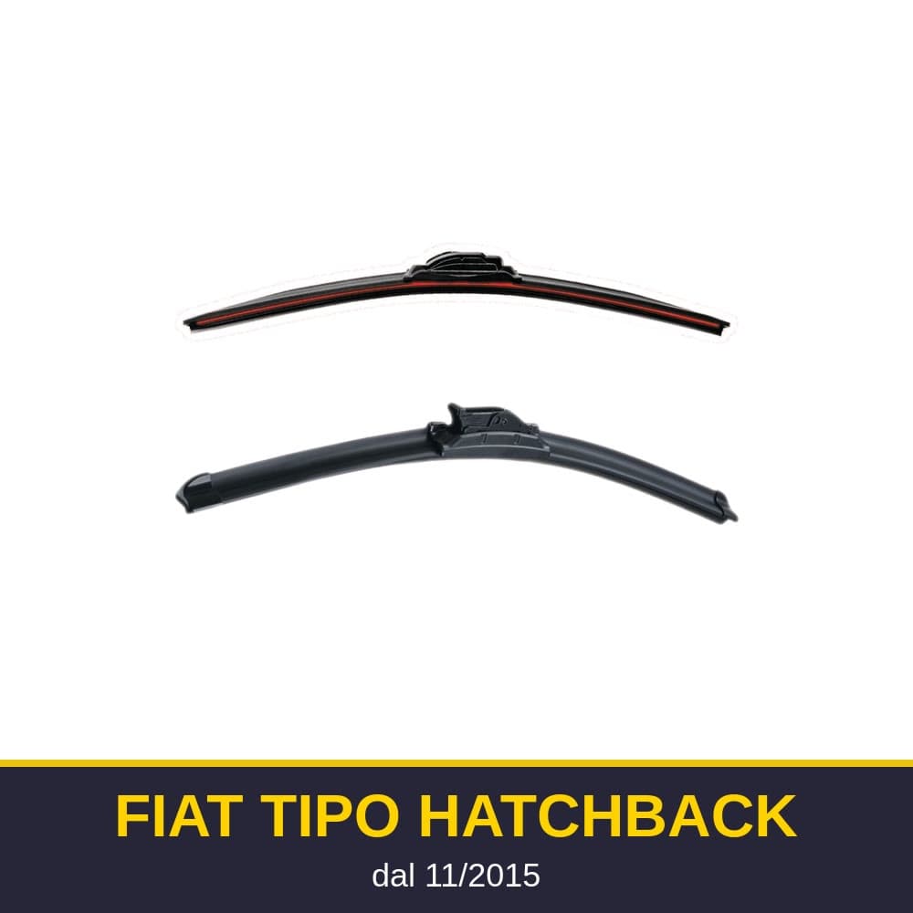 Spazzole tergicristallo Fiat Tipo Hatchback (11/2015-)