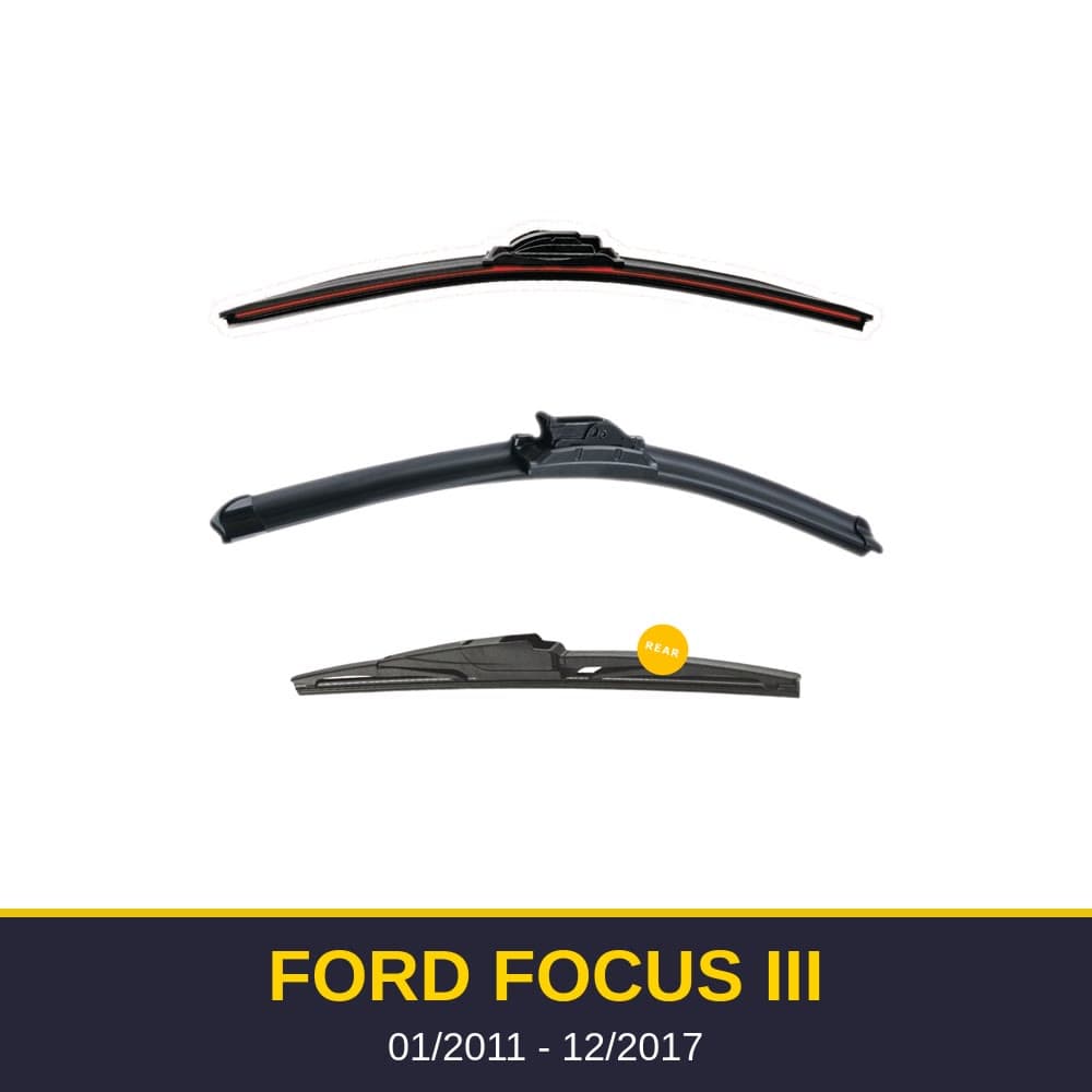 Spazzole tergicristallo Ford Focus III (01/2011-12/2017)