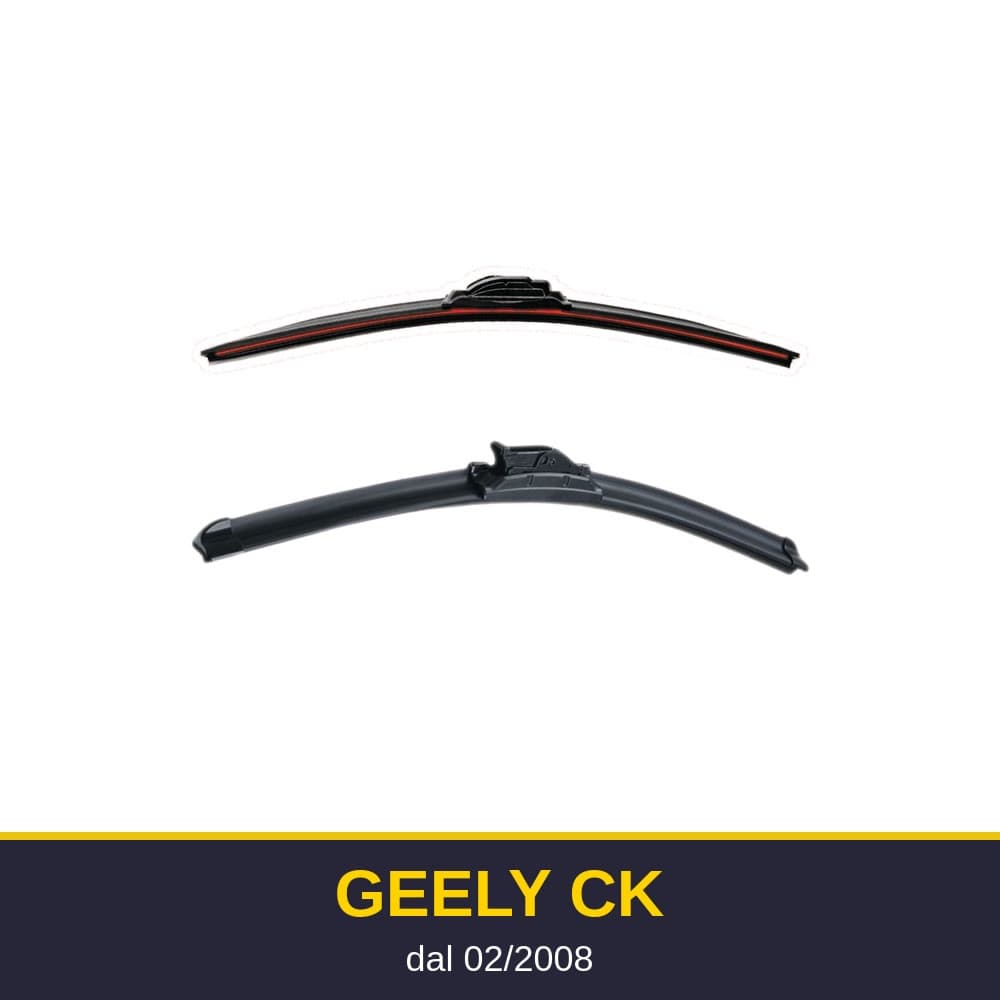 Spazzole tergicristallo Geely CK (02/2008-)