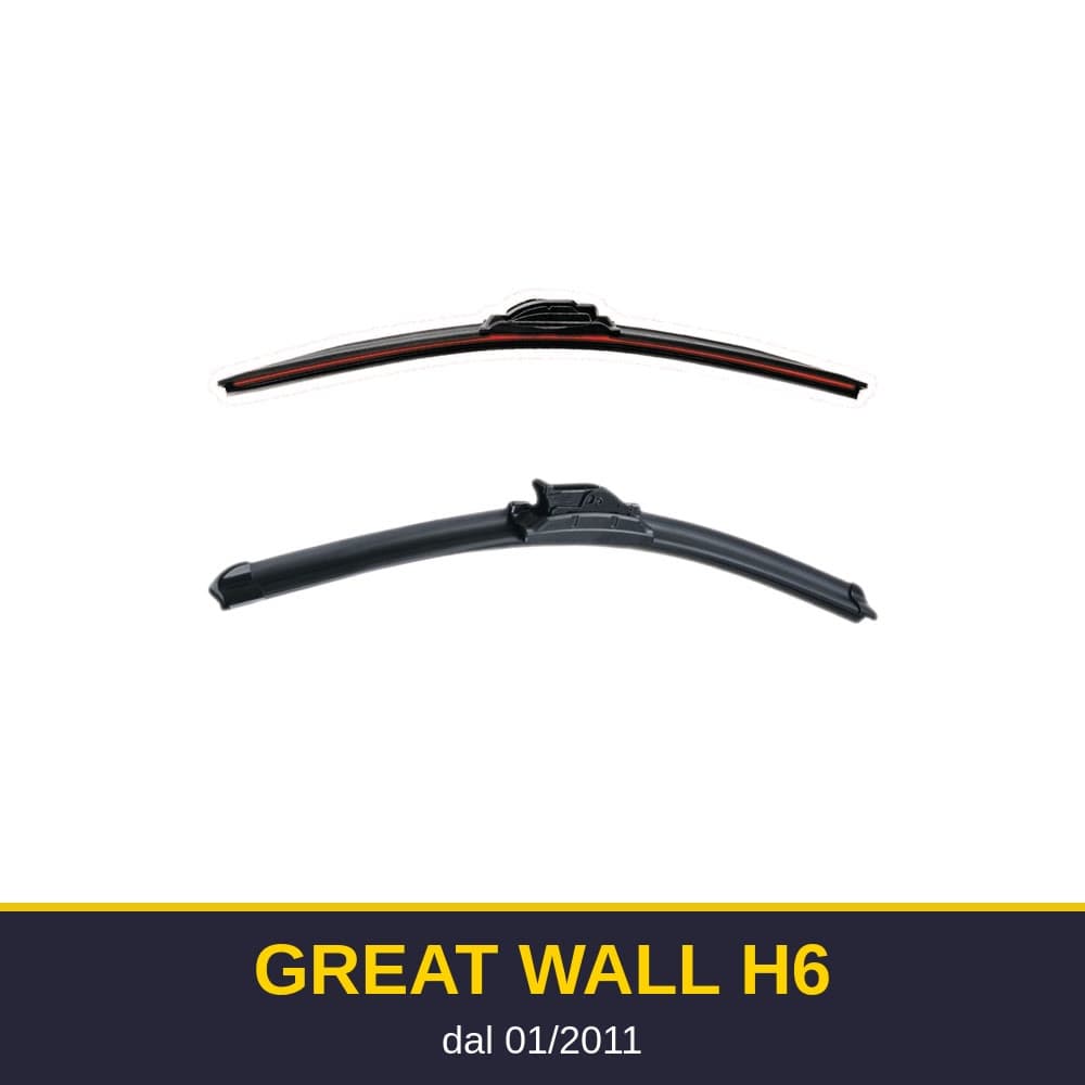 Spazzole tergicristallo Great Wall H6 (01/2011-)