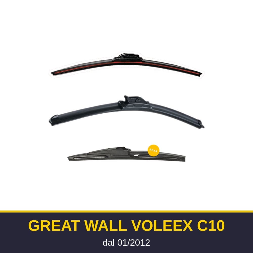 Spazzole tergicristallo Great Wall Voleex C10 (01/2012-)
