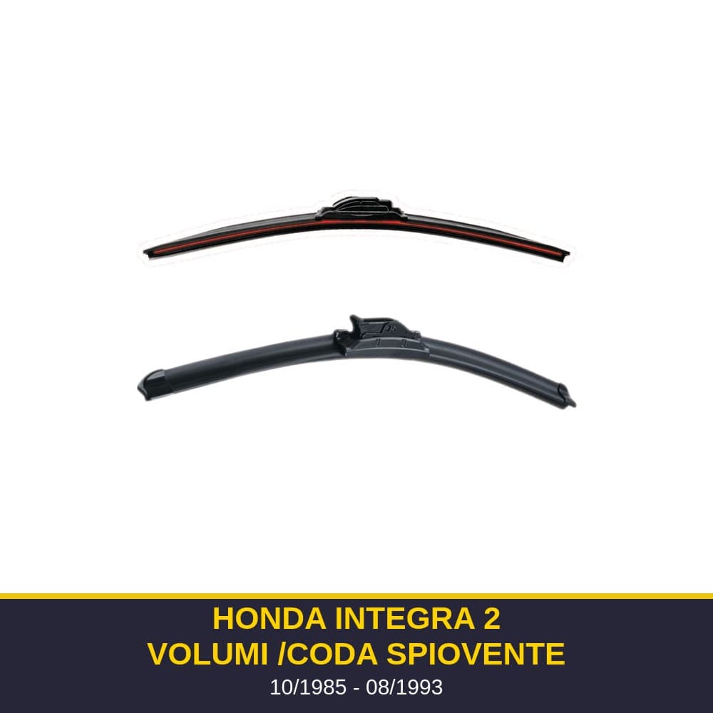 Spazzole tergicristallo Honda INTEGRA 2 volumi /Coda spiovente (10/1985-08/1993)