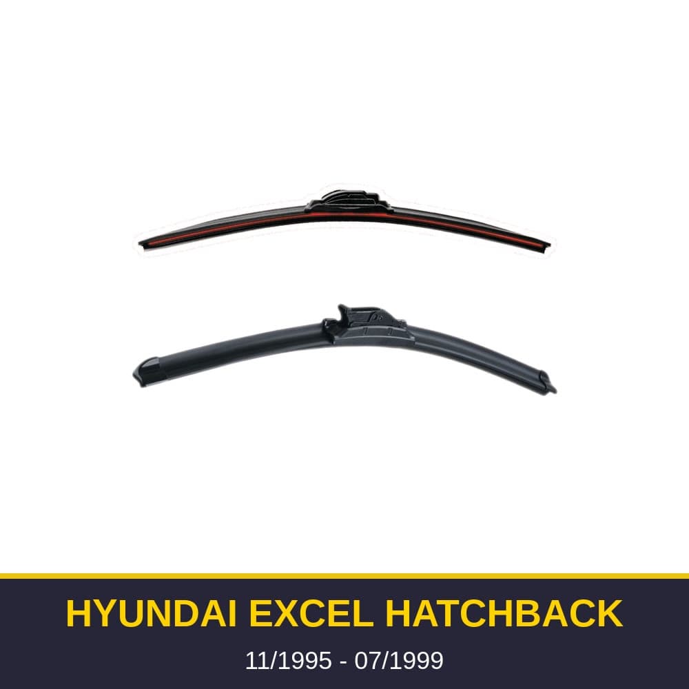 Spazzole tergicristallo Hyundai Excel Hatchback (11/1995-07/1999)