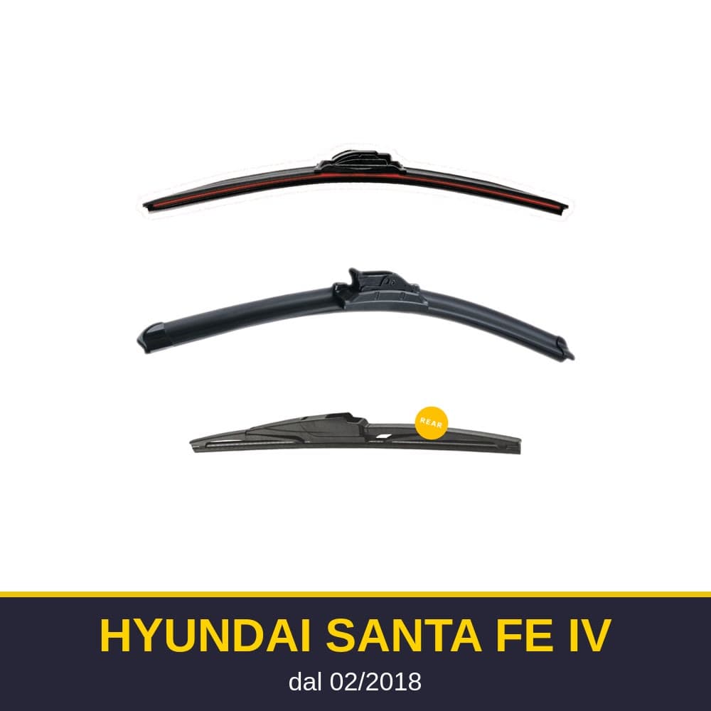 Spazzole tergicristallo Hyundai Santa Fe IV (02/2018-)