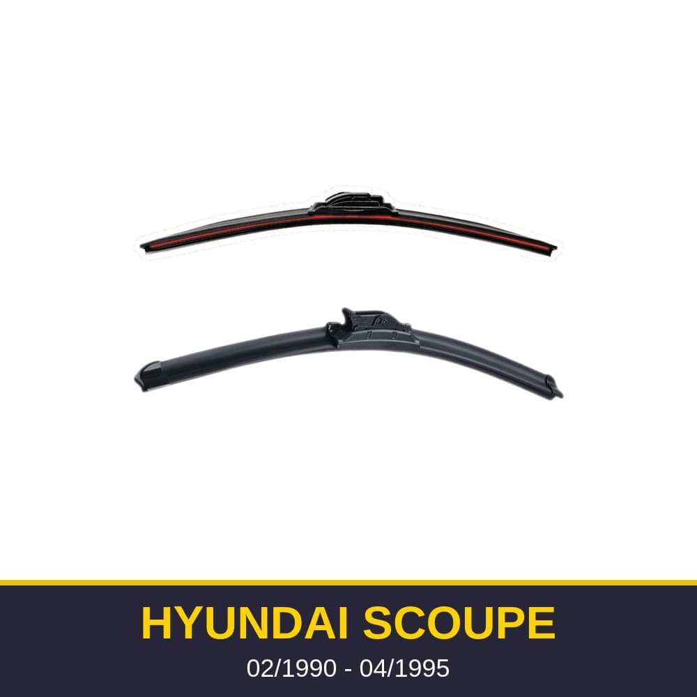 Spazzole tergicristallo Hyundai Scoupe (02/1990-04/1995)