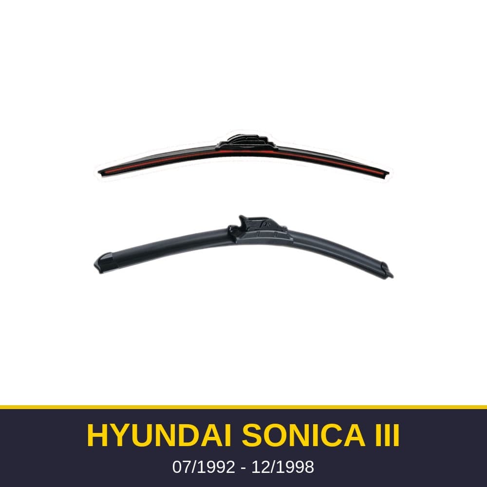 Spazzole tergicristallo Hyundai SONICA III (07/1992-12/1998)