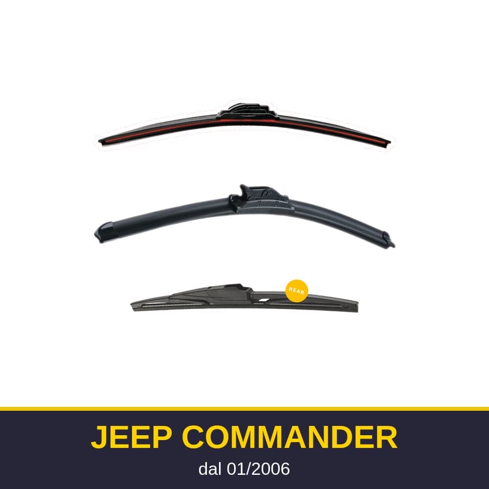 Spazzole tergicristallo Jeep Commander (01/2006-)