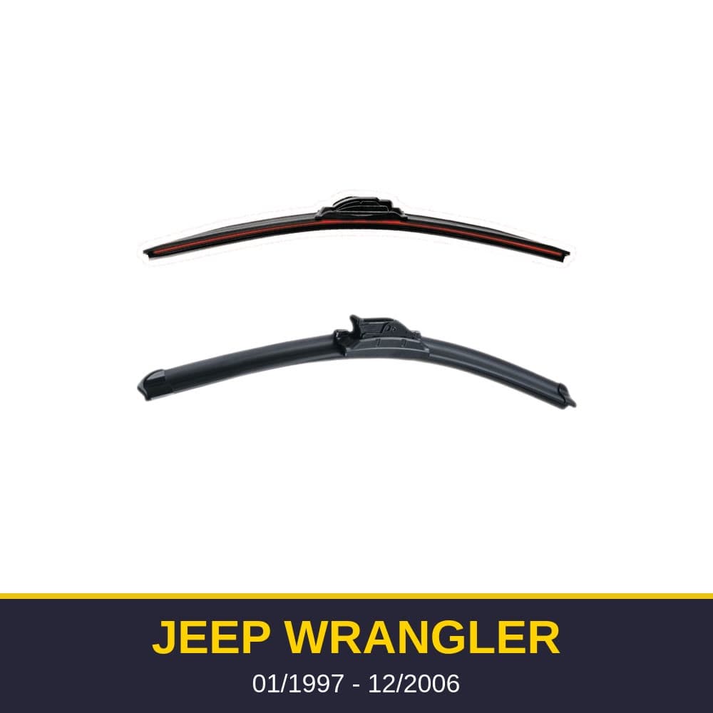 Spazzole tergicristallo Jeep Wrangler (01/1997-12/2006)
