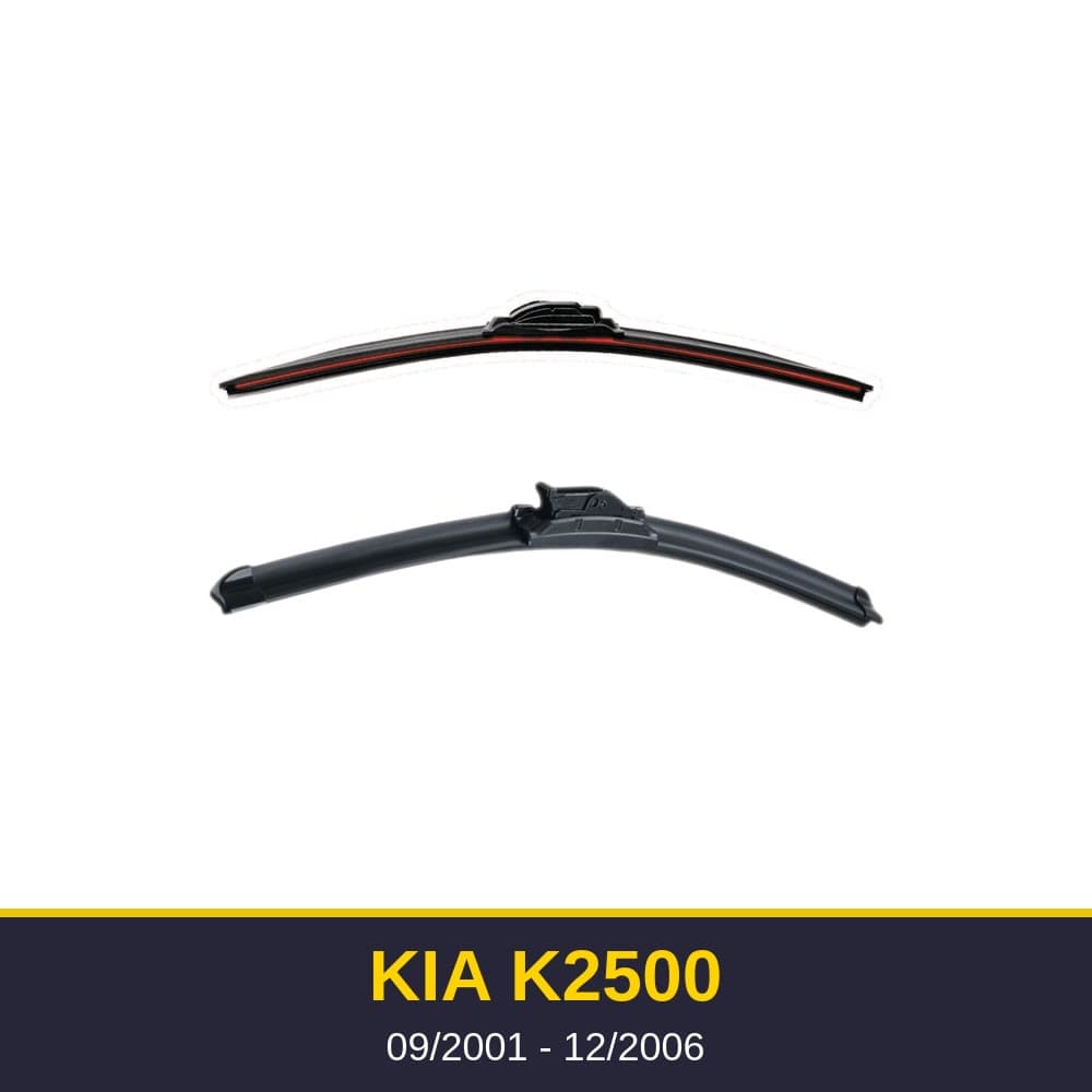 Spazzole tergicristallo Kia K2500 (09/2001-12/2006)