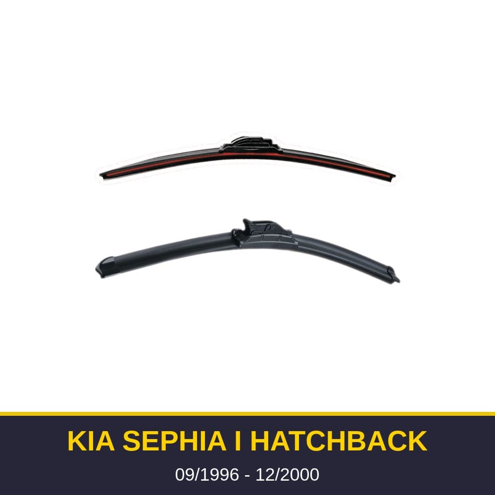 Spazzole tergicristallo Kia Sephia I Hatchback (09/1996-12/2000)