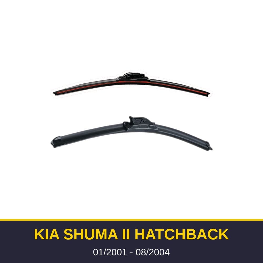 Spazzole tergicristallo Kia Shuma II Hatchback (01/2001-08/2004)