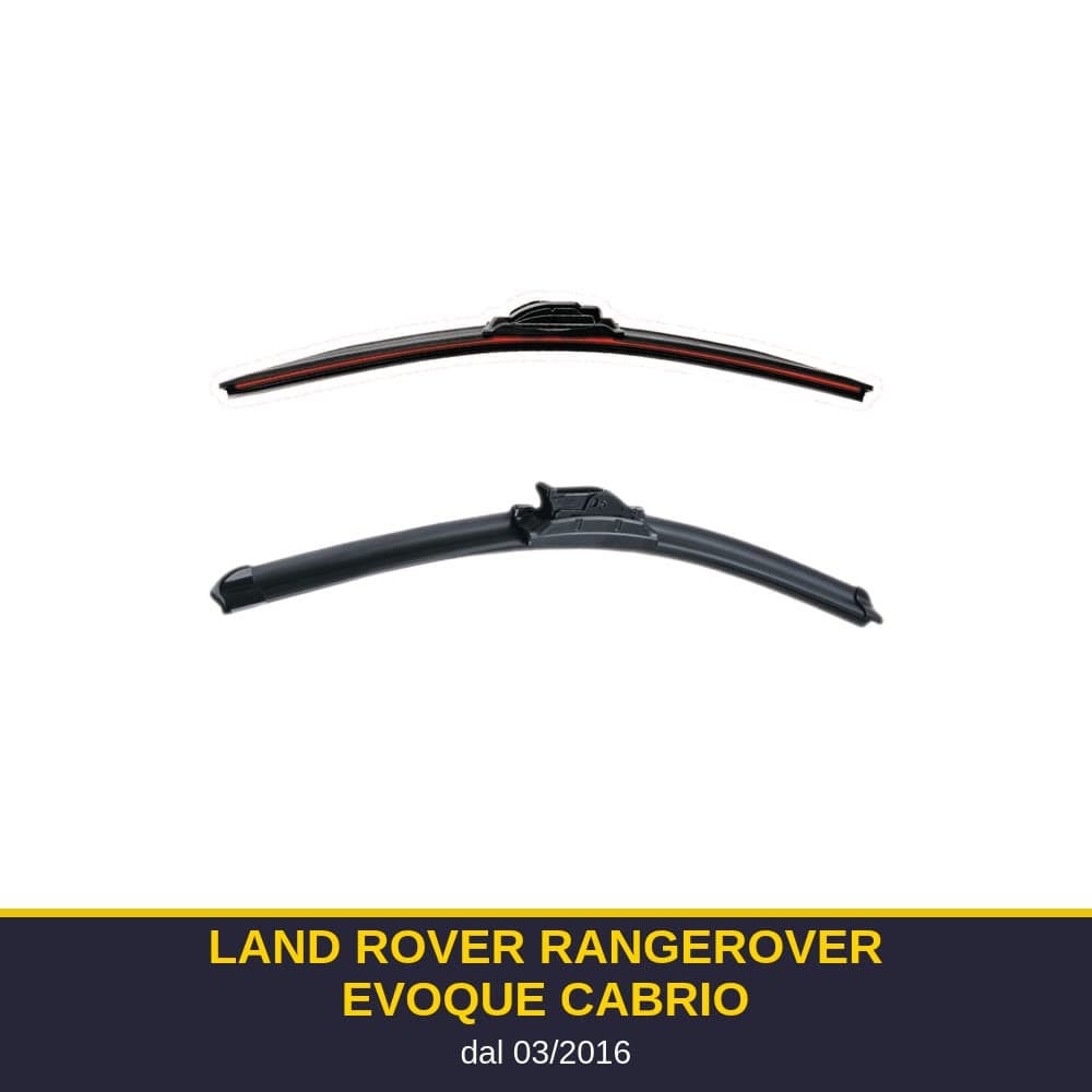 Spazzole tergicristallo Land Rover RangeRover Evoque Cabrio (03/2016-)