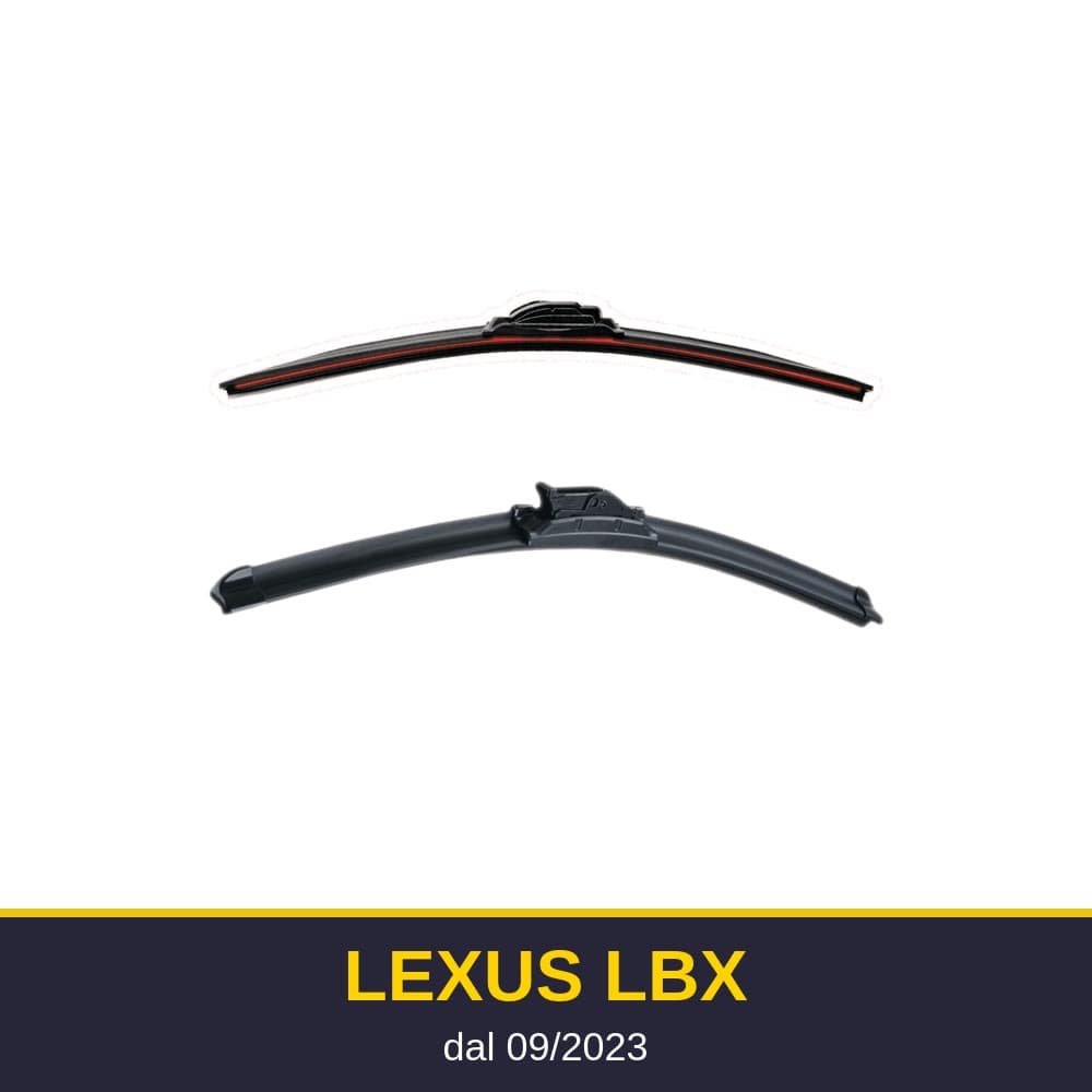 Spazzole tergicristallo Lexus LBX (09/2023-)
