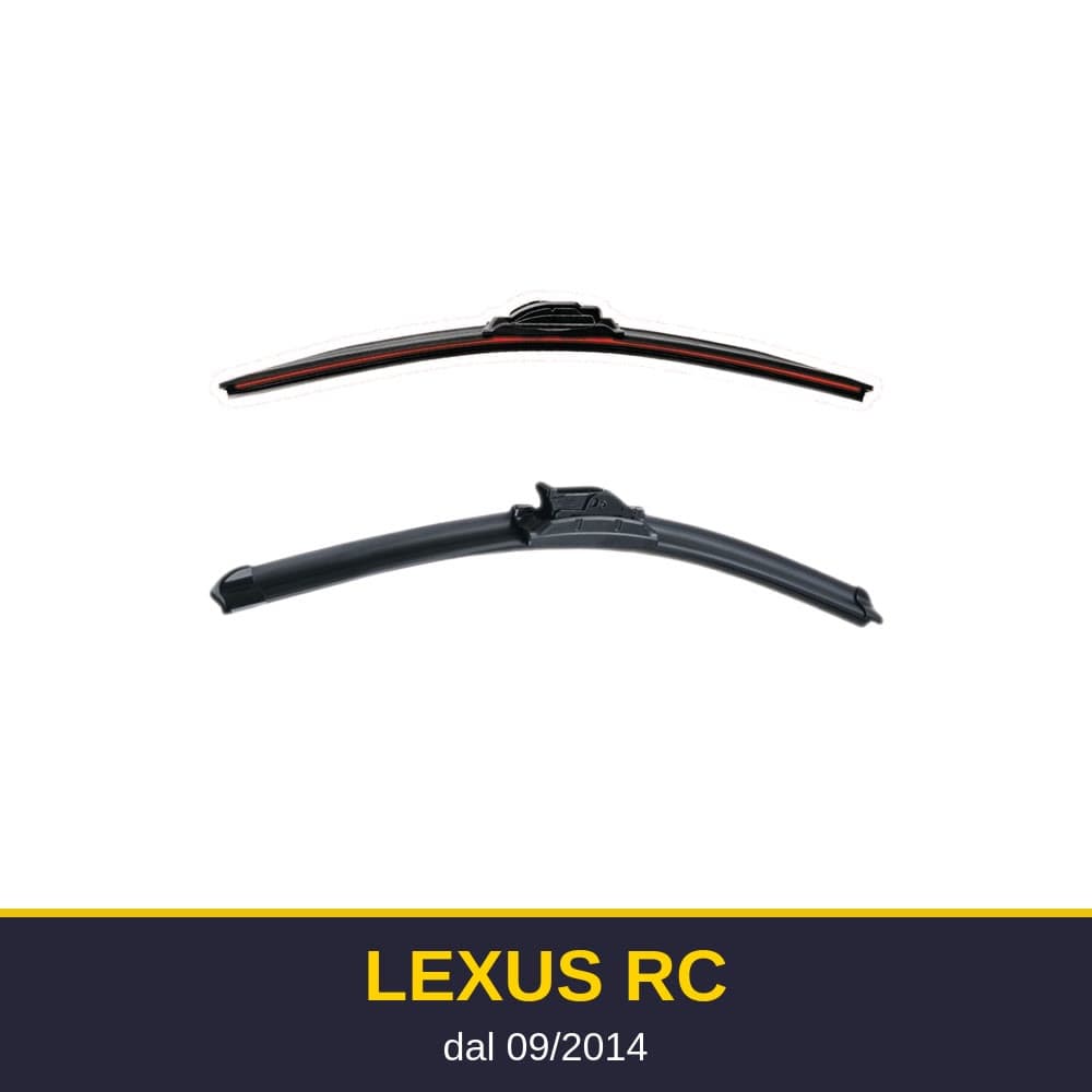 Spazzole tergicristallo Lexus RC (09/2014-)