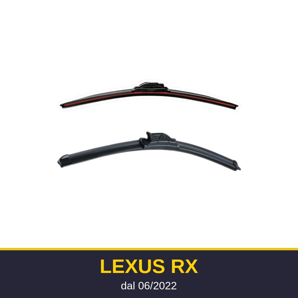 Spazzole tergicristallo Lexus RX (06/2022-)
