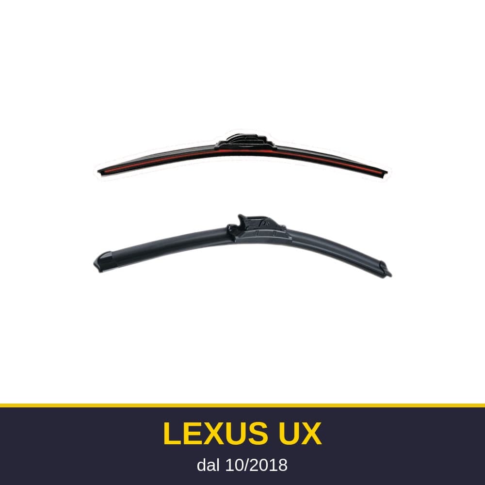 Spazzole tergicristallo Lexus UX (10/2018-)