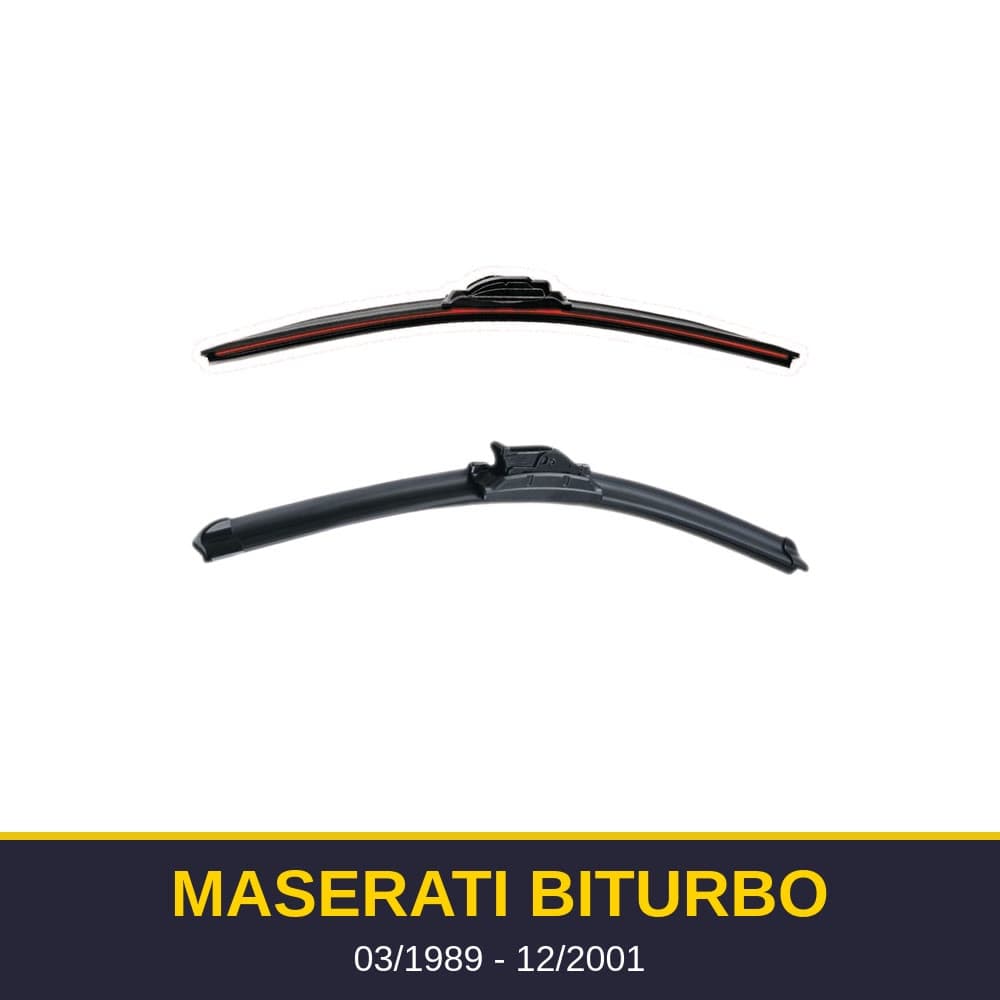 Spazzole tergicristallo Maserati Biturbo (03/1989-12/2001)