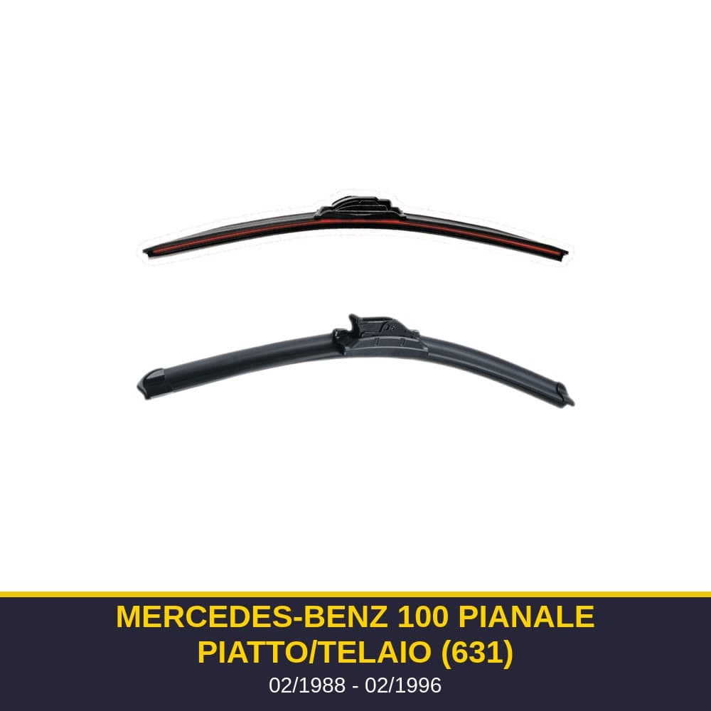 Spazzole tergicristallo Mercedes-Benz 100 Pianale piatto/Telaio (631) (02/1988-02/1996)