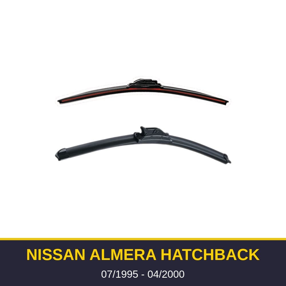Spazzole tergicristallo Nissan Almera Hatchback (07/1995-04/2000)