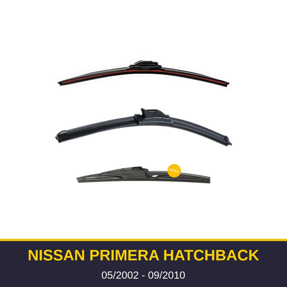Spazzole tergicristallo Nissan Primera Hatchback (05/2002-09/2010)