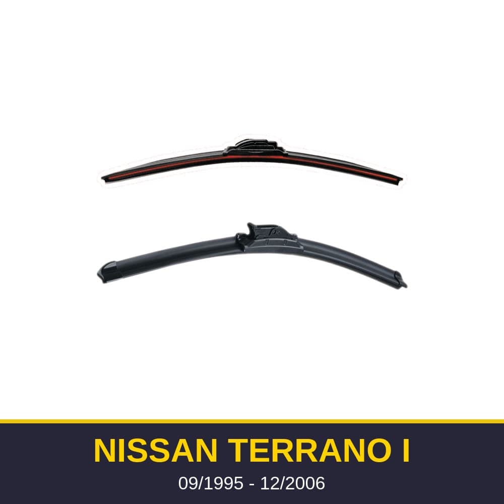 Spazzole tergicristallo Nissan Terrano I (09/1995-12/2006)