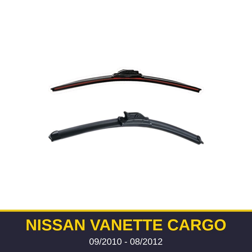 Spazzole tergicristallo Nissan Vanette Cargo (09/2010-08/2012)