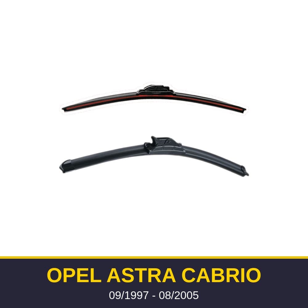 Spazzole tergicristallo Opel Astra Cabrio (09/1997-08/2005)