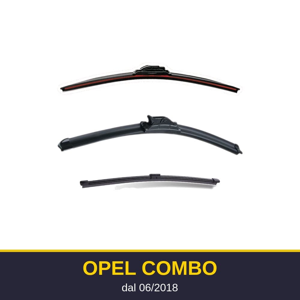 Spazzole tergicristallo Opel Combo (06/2018-)