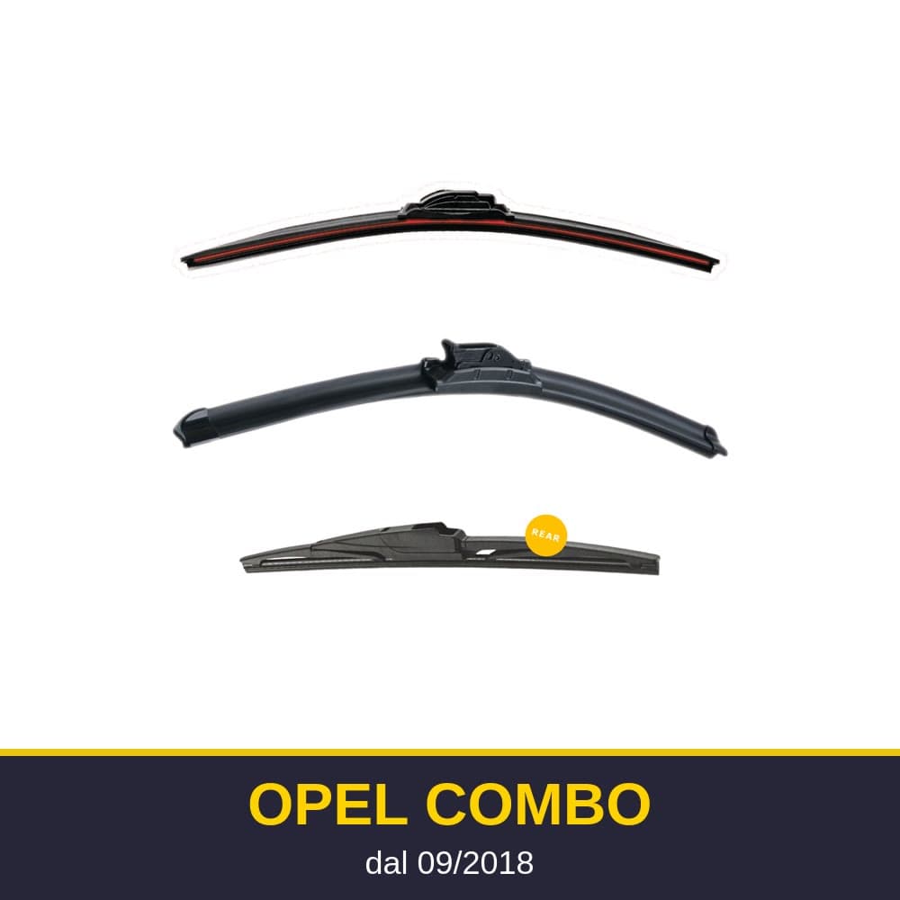 Spazzole tergicristallo Opel Combo (09/2018-)