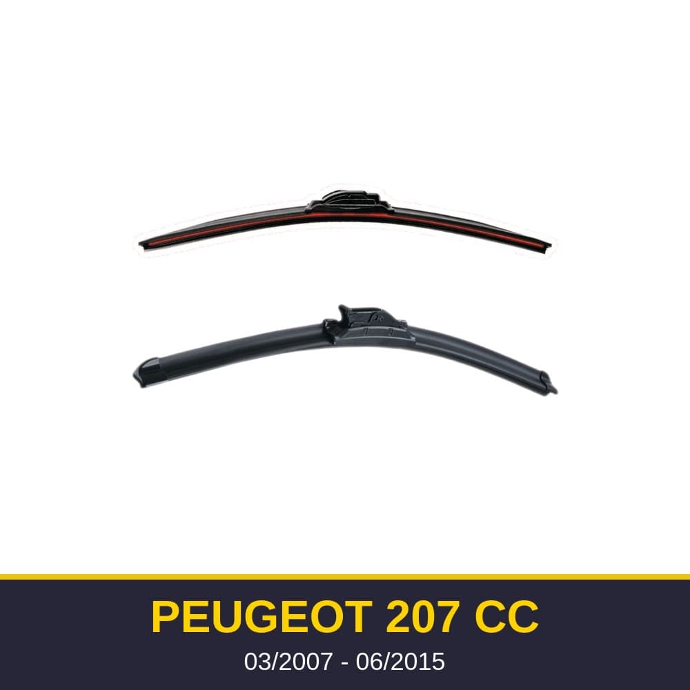 Spazzole tergicristallo Peugeot 207 CC (03/2007-06/2015)