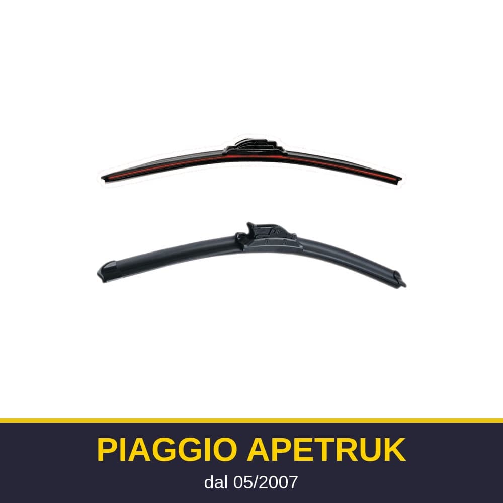 Spazzole tergicristallo Piaggio Apetruk (05/2007-)