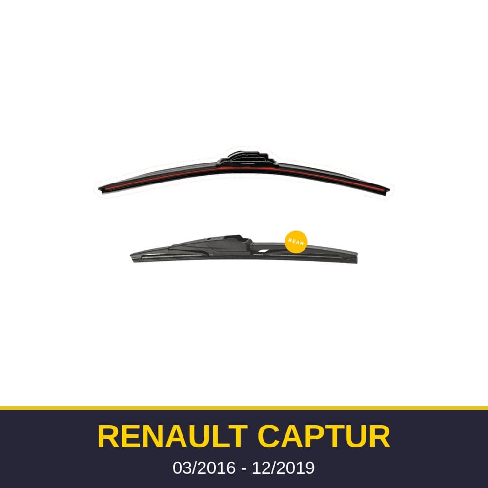 Spazzole tergicristallo Renault Captur (03/2016-12/2019)